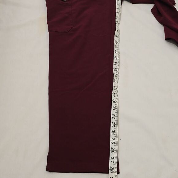 FIGS  Burgundy  Pants M - Picture 8 of 10